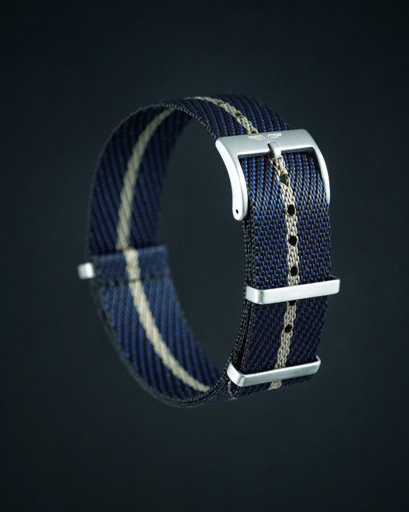 NATO Strap - Blue and Tan